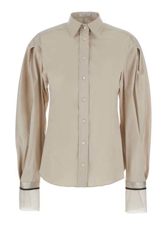 26FW 브루넬로 쿠치넬리 블라우스/셔츠 M0091M2M16C3786 Beige