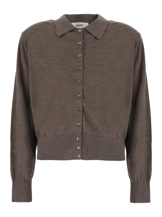 26FW 바쉬 긴팔 티셔츠 1H26BOST1391 Grey