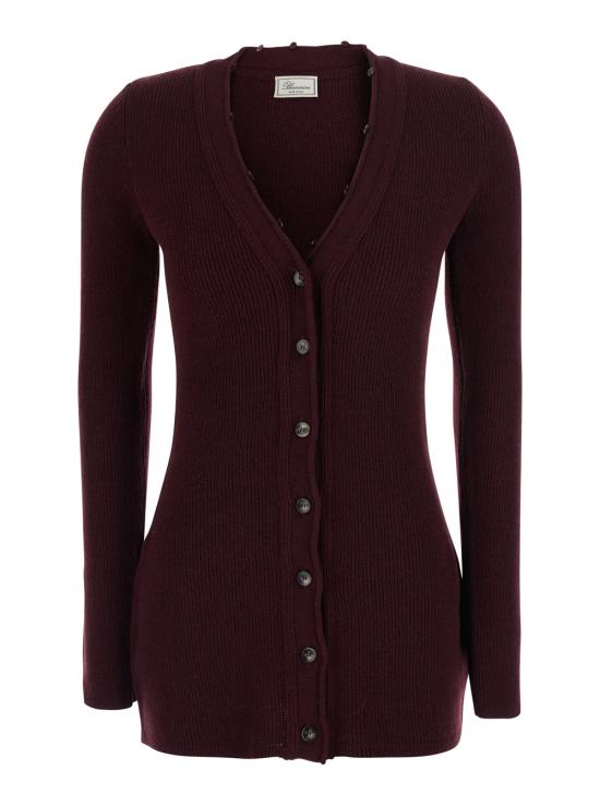 26FW 블루마린 긴팔 티셔츠 RF6197MAB3991317 Bordeaux - BLUMARINE
