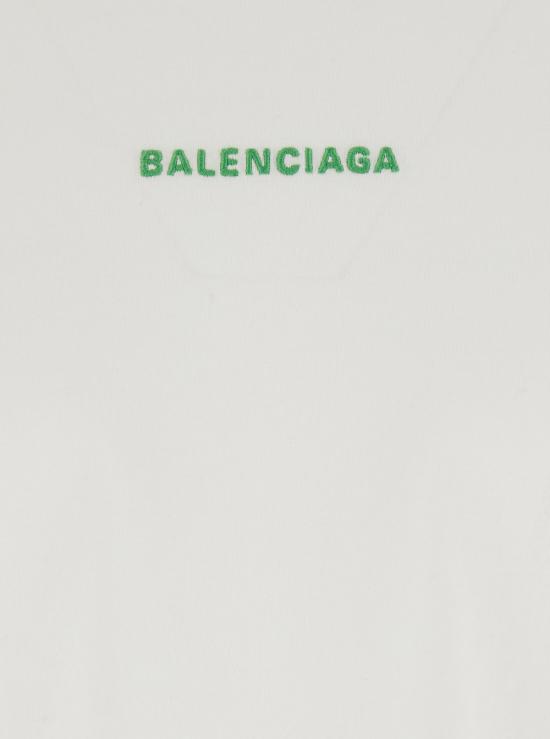 26FW 발렌시아가 백 티셔츠 미디움 핏 764235TTVJ19163 White - BALENCIAGA