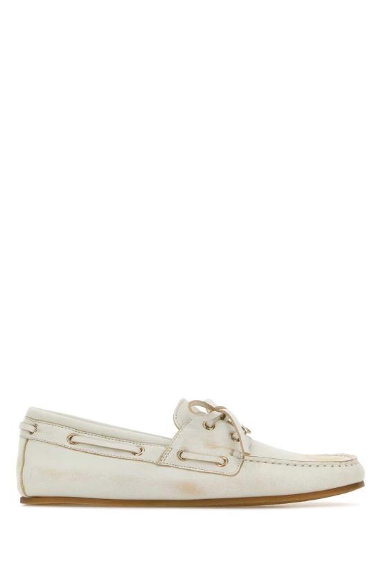 26SS 구찌 보트 슈 854817AAFZ4 9000 WHITE