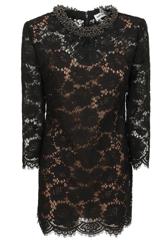 26FW 셀프 포트레이트 원피스 AW26 045SB Black