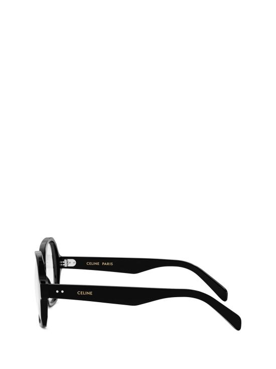 26FW 셀린느 트윈 도트 스퀘어 지오메트릭 뿔테 안경 CL50148I 001 BLACK - CELINE