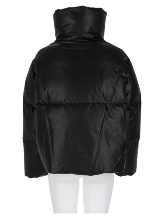 26FW MM6 메종마르지엘라 패딩 포우 레더 자켓 S52AM0368 M36016900 Black - MM6 MAISON MARGIELA