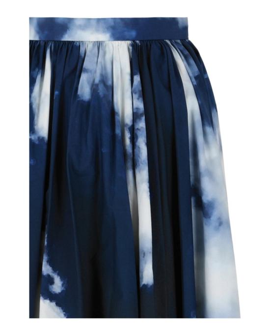 알렉산더 맥퀸 스커트 654570 QDAET 4141 40043 36 Blue - ALEXANDER MCQUEEN
