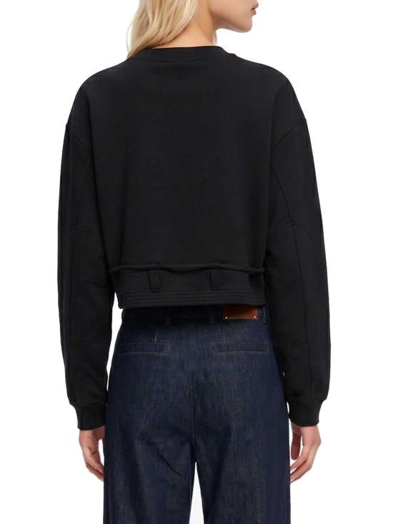 26FW 드리스 반 노튼 긴팔 티셔츠 2621311094610 BLACK 900 - DRIES VAN NOTEN