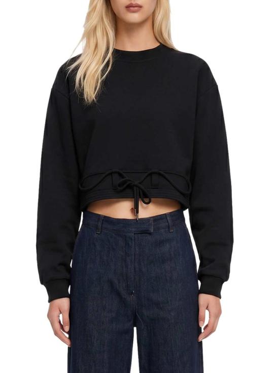 26FW 드리스 반 노튼 긴팔 티셔츠 2621311094610 BLACK 900 - DRIES VAN NOTEN
