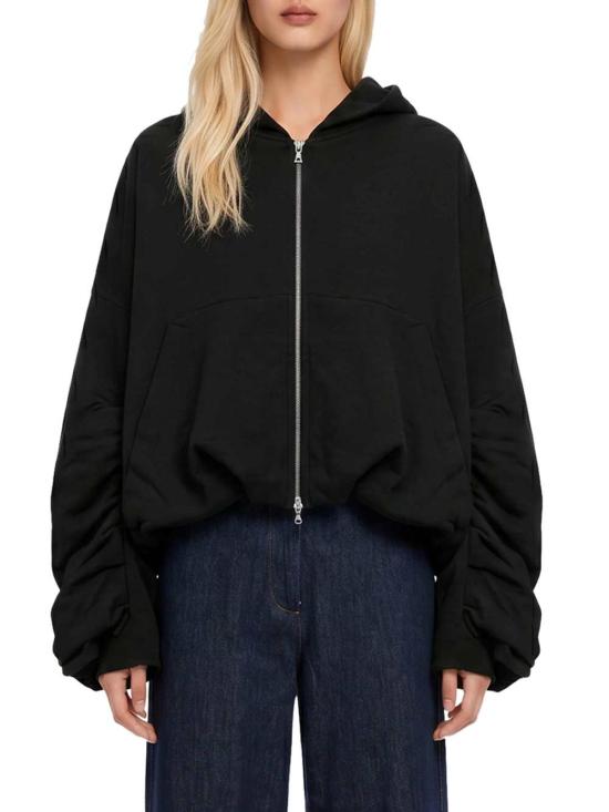 26FW 드리스 반 노튼 긴팔 티셔츠 2621311074610 BLACK 900 - DRIES VAN NOTEN