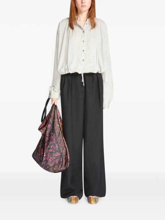 26FW 드리스 반 노튼 스트레이트 팬츠 2621309064265 BLACK 900 - DRIES VAN NOTEN