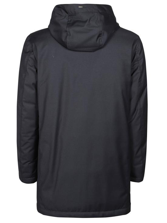 26FW 에르노 후드 다운 자켓 PI001155U 12638 Black - HERNO