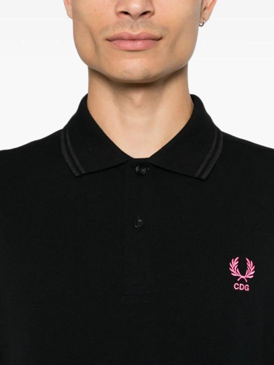 26FW 꼼데가르송 반팔 티셔츠 FR T522 W26 1 BLACK - COMME DES GARCONS