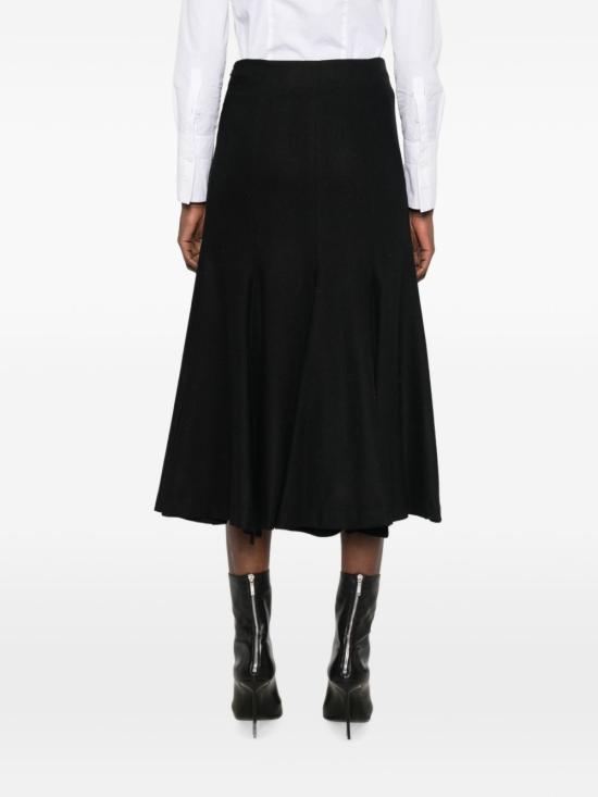 26FW 더 레이티스트 미디 스커트 TLW09009 W0234ABTPT0002 BLACK - THE LATEST