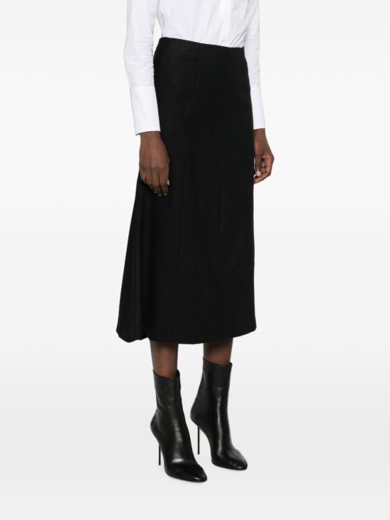 26FW 더 레이티스트 미디 스커트 TLW09009 W0234ABTPT0002 BLACK - THE LATEST
