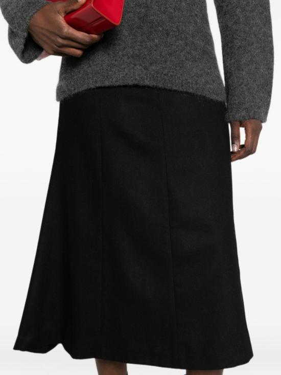 26FW 더 레이티스트 미디 스커트 TLW09009 W0234ABTPT0002 BLACK - THE LATEST
