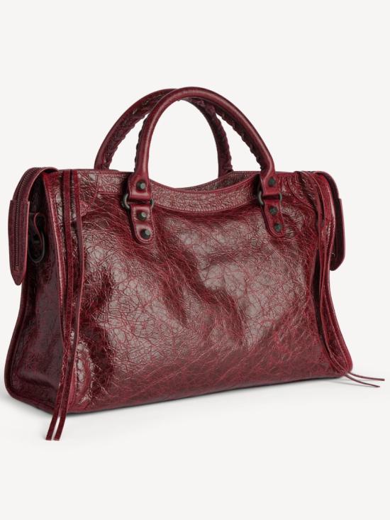 26FW 발렌시아가 르 시티 백 865760 2ACFH Burgundy - BALENCIAGA