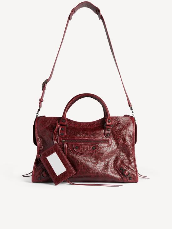 26FW 발렌시아가 르 시티 백 865760 2ACFH Burgundy - BALENCIAGA