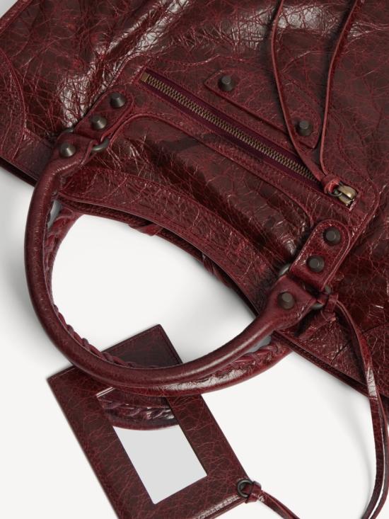26FW 발렌시아가 르 시티 백 865760 2ACFH Burgundy - BALENCIAGA