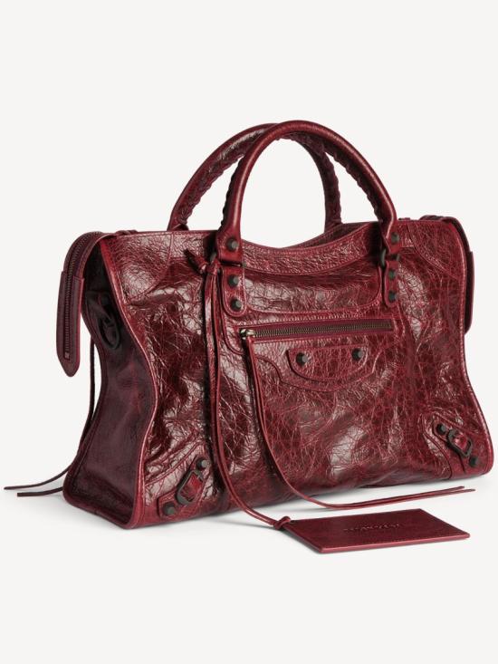 26FW 발렌시아가 르 시티 백 865760 2ACFH Burgundy - BALENCIAGA