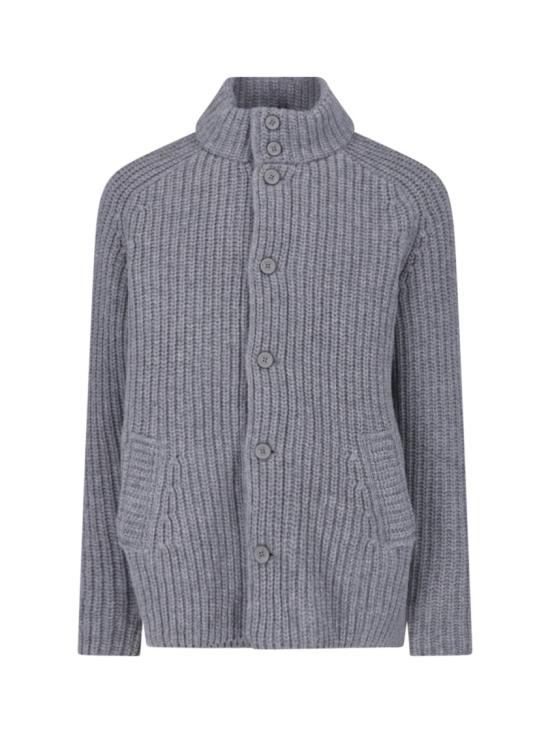 26FW 에르노 케이블 콘 스티치 울 재킷 MC000231U 700649406 Grey - HERNO
