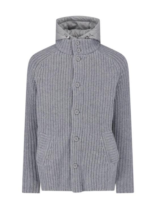 26FW 에르노 케이블 콘 스티치 울 재킷 MC000231U 700649406 Grey