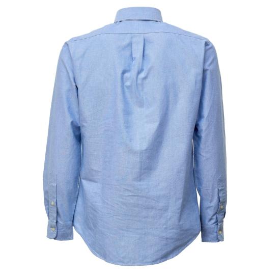 26FW 폴로 랄프로렌 컬러 포니 자수 커스텀 핏 버튼 다운 셔츠 710792041002 Blue - POLO RALPH LAUREN