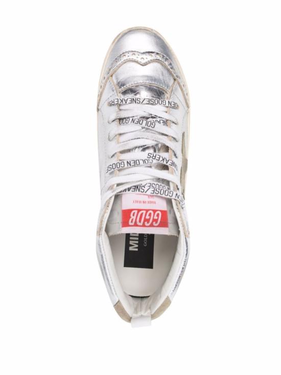 26FW 골든구스 미드 스타 스니커즈 GWF00122 F002794 70216 Silver - GOLDEN GOOSE