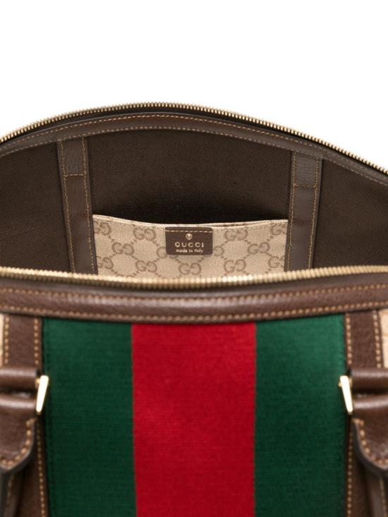 26FW 구찌 웹 미디엄 GG 더플백 875059FAF798547 Neutrals - GUCCI