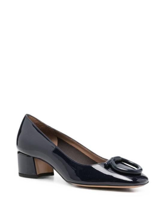 26FW 살바토레 페라가모 힐/펌프스 01K450 MARA 40795025NAVY Black - SALVATORE FERRAGAMO