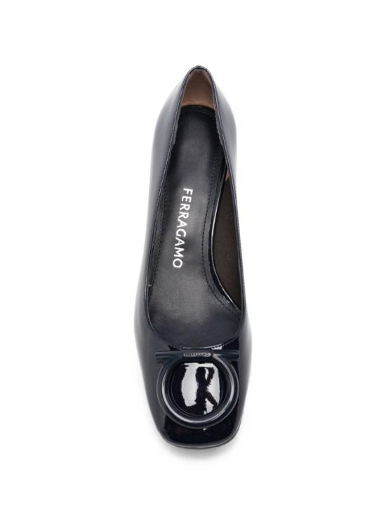 26FW 살바토레 페라가모 힐/펌프스 01K450 MARA 40795025NAVY Black - SALVATORE FERRAGAMO