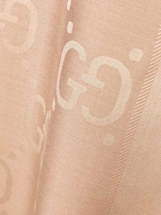 26FW 구찌 GG 자카드 실크 울 숄 6636713GC439800 Neutrals - GUCCI