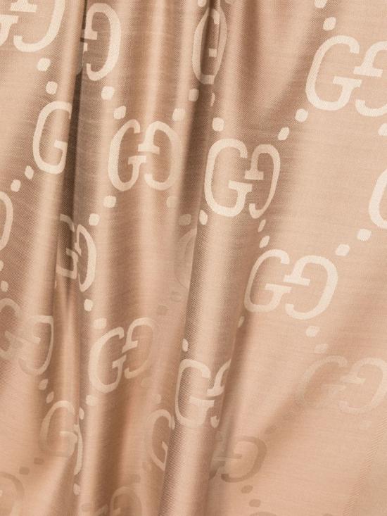 26FW 구찌 GG 자카드 실크 울 숄 6636713GC439800 Neutrals - GUCCI