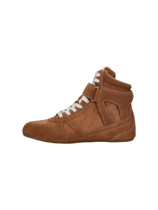 26FW 이자벨마랑 세니 하이 스웨이드 레더 스니커즈 BK0092FA D1E01S50CO Brown - ISABEL MARANT