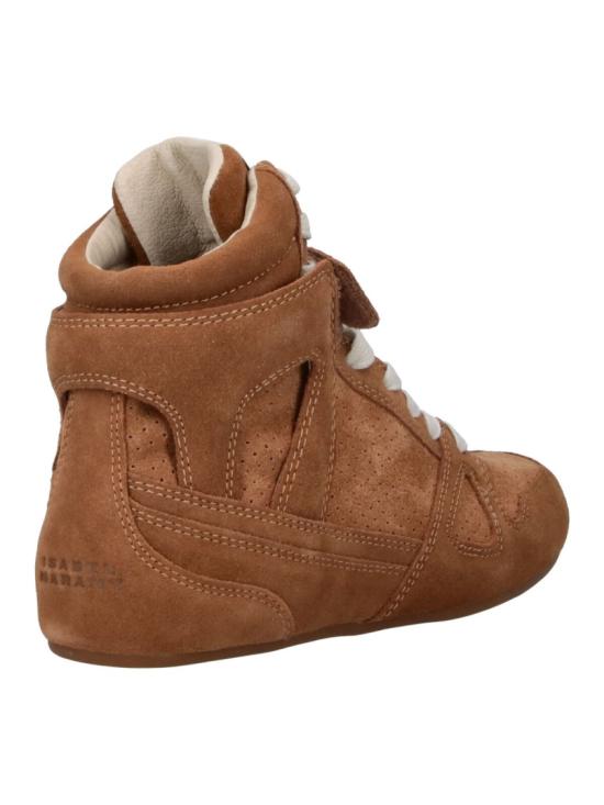 26FW 이자벨마랑 세니 하이 스웨이드 레더 스니커즈 BK0092FA D1E01S50CO Brown - ISABEL MARANT