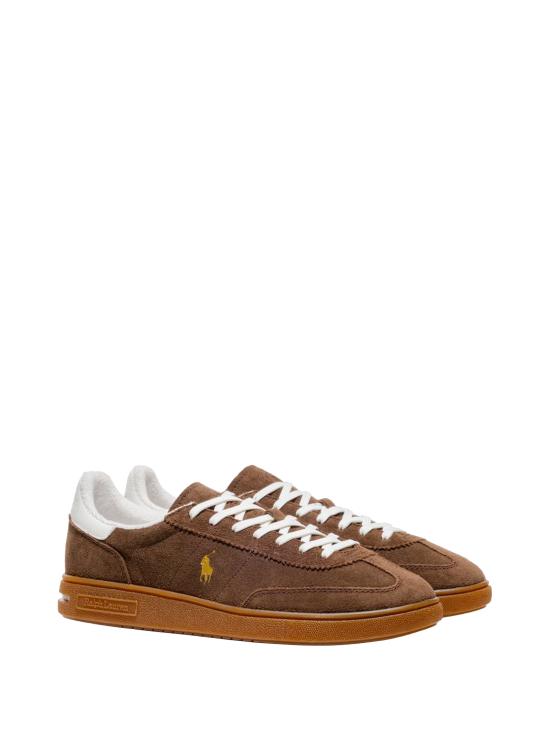 26FW 폴로 랄프로렌 스니커즈 809 P09752 001 CHOCOLATE WHITE - POLO RALPH LAUREN