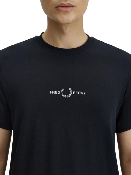 26FW 프레드페리 반팔 티셔츠 FP M4580 59 102 BLACK - FRED PERRY