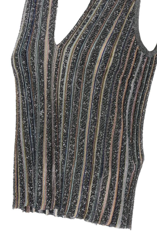 26FW 미소니 탑 DS26WK0CBK01KQSMSPF Black - MISSONI