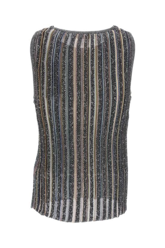 26FW 미소니 탑 DS26WK0CBK01KQSMSPF Black - MISSONI