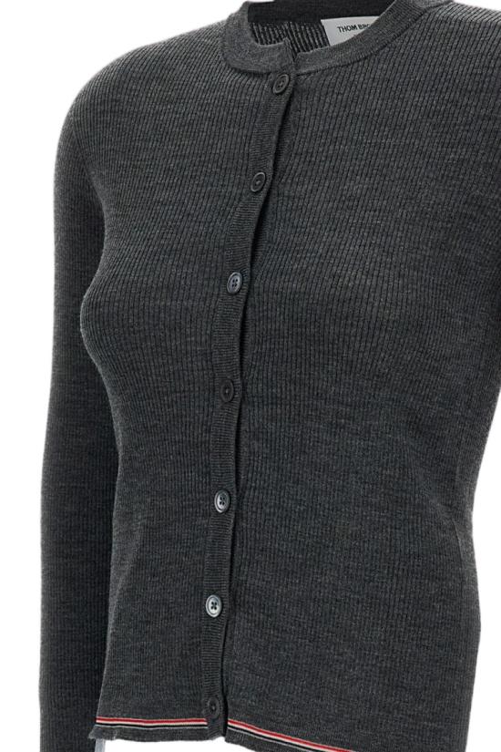 26FW 톰브라운 니트웨어 FKC720AY1055035 Grey - THOM BROWNE