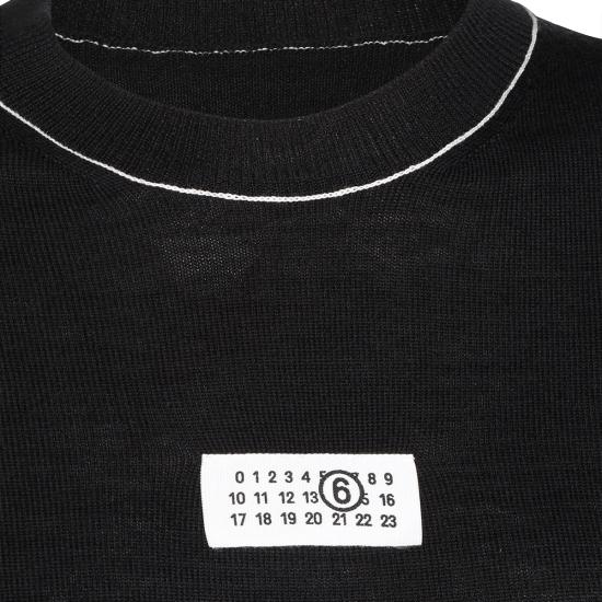 26FW MM6 메종마르지엘라 스웨터 S52HL0066 M13037900 BLACK - MM6 MAISON MARGIELA