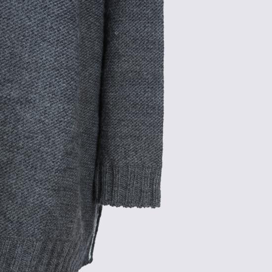 26FW MM6 메종마르지엘라 스웨터 S52HN0016 M13289859M GREY MELANGE - MM6 MAISON MARGIELA