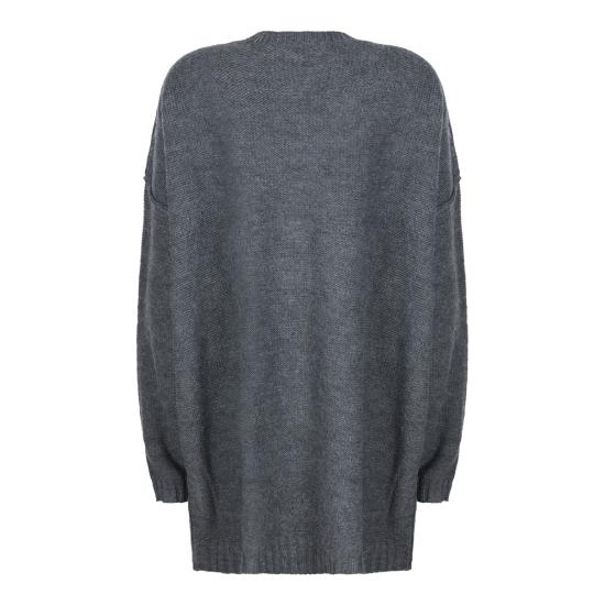 26FW MM6 메종마르지엘라 스웨터 S52HN0016 M13289859M GREY MELANGE - MM6 MAISON MARGIELA