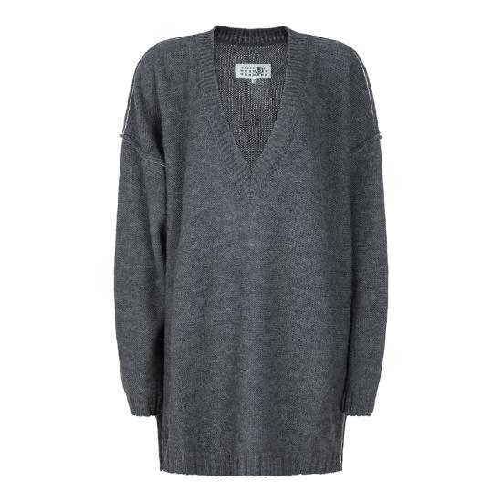 26FW MM6 메종마르지엘라 스웨터 S52HN0016 M13289859M GREY MELANGE
