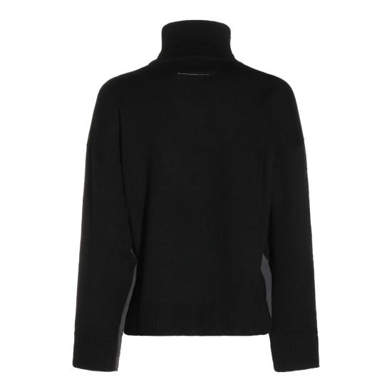 26FW MM6 메종마르지엘라 스웨터 S52HA0306 M13280961 BLACK DARK GREY - MM6 MAISON MARGIELA