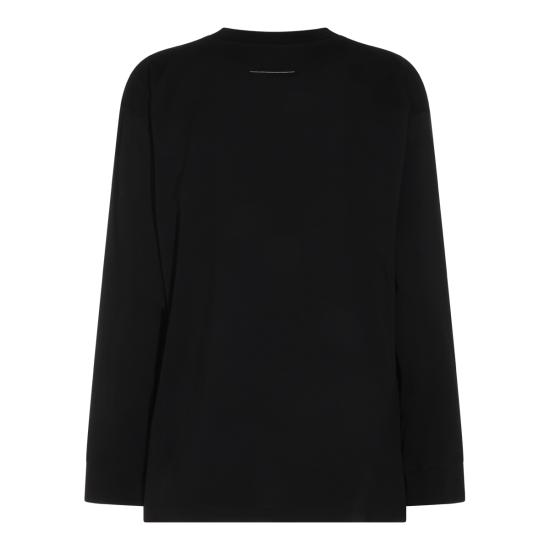 26FW MM6 메종마르지엘라 반팔 티셔츠 S52GC0370 M20258900 BLACK - MM6 MAISON MARGIELA