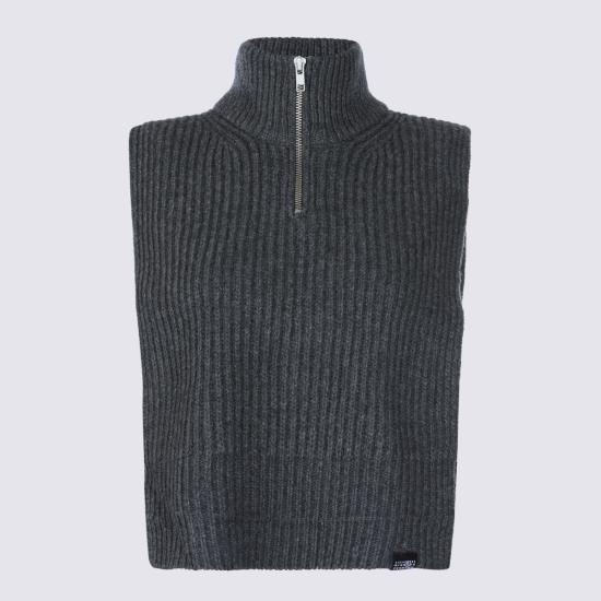 26FW MM6 메종마르지엘라 스웨터 S52TH0062 M13285855M DARK GREY MELANGE - MM6 MAISON MARGIELA