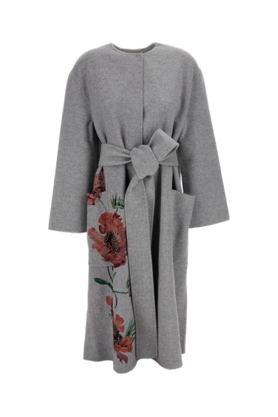 26FW 에르뎀 코트 PF26C1180141003BELLEEPOQUE Grey