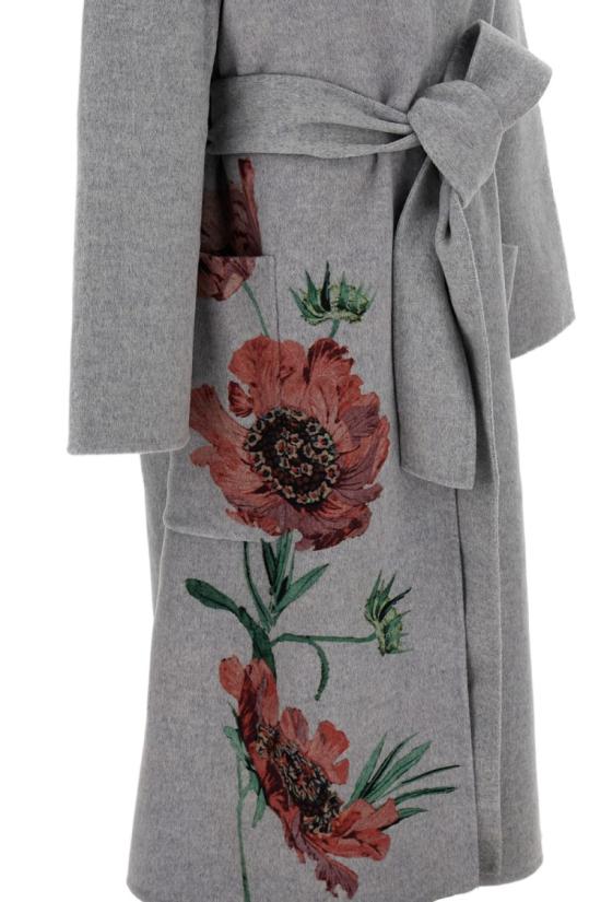 26FW 에르뎀 코트 PF26C1180141003BELLEEPOQUE Grey - ERDEM