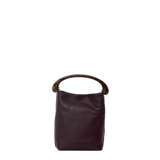26FW 드리스 반 노튼 숄더백 2620115060115 Burgundy - DRIES VAN NOTEN