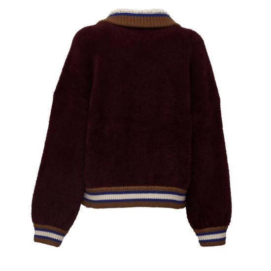 26FW 에센셜앤트워프 니트웨어 KAMORE Burgundy - ESSENTIEL ANTWERP