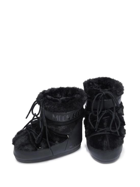 26FW 문부츠 아이콘 나일론 로우 부츠 80D1409390 N001 BLACK - MOON BOOT